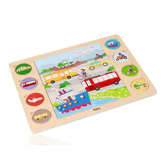 Puzzle 2 in 1 Veicoli - puzzle e gioco trova l'ombra