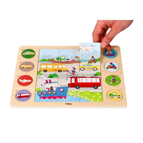 Puzzle 2 in 1 Veicoli - puzzle e gioco trova l'ombra
