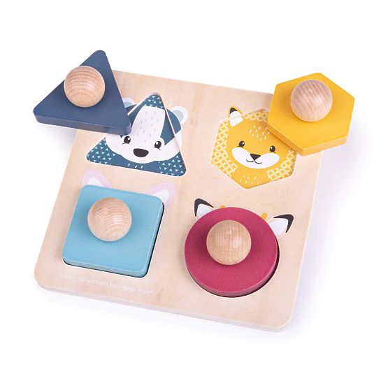 Puzzle a forma di animali Bigjigs Toys