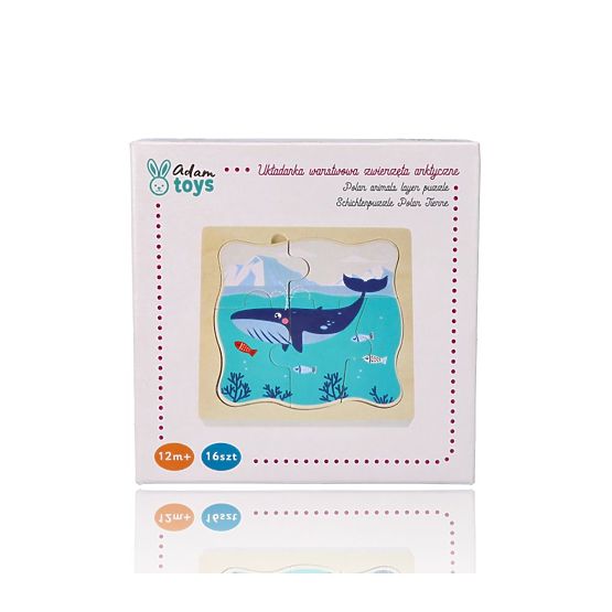 Puzzle a strati Animali Artici