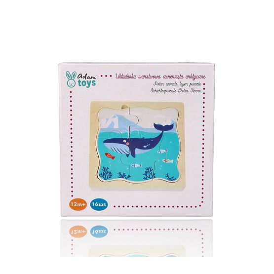 Puzzle a strati Animali Artici