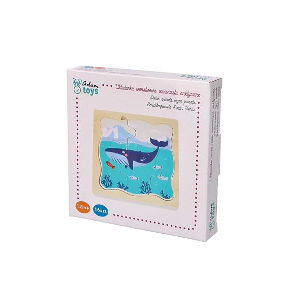 Puzzle a strati Animali Artici