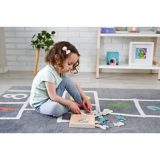 Puzzle a strati Animali Artici