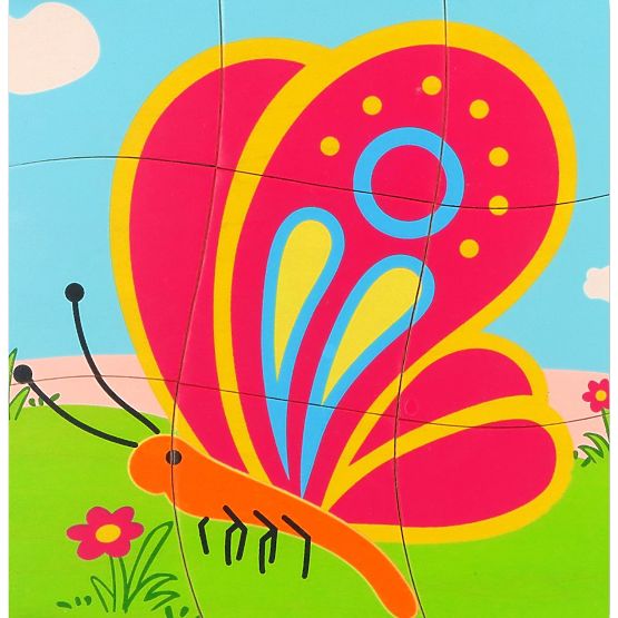 Puzzle a strati Farfalla