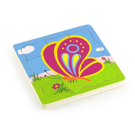 Puzzle a strati Farfalla