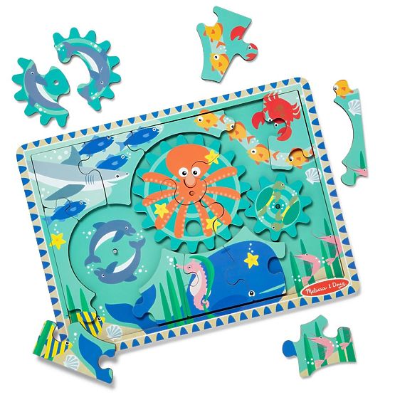 Puzzle con ingranaggi Mondo Sottomarino