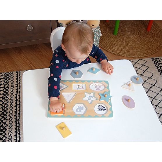 Puzzle con maniglie forme