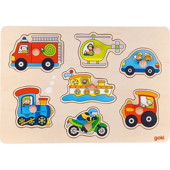 Puzzle con maniglie trasporti