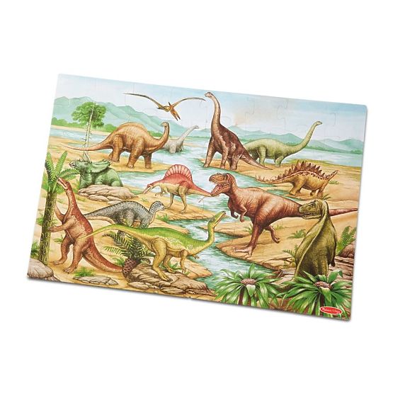 Puzzle da pavimento dinosauri 48 pezzi