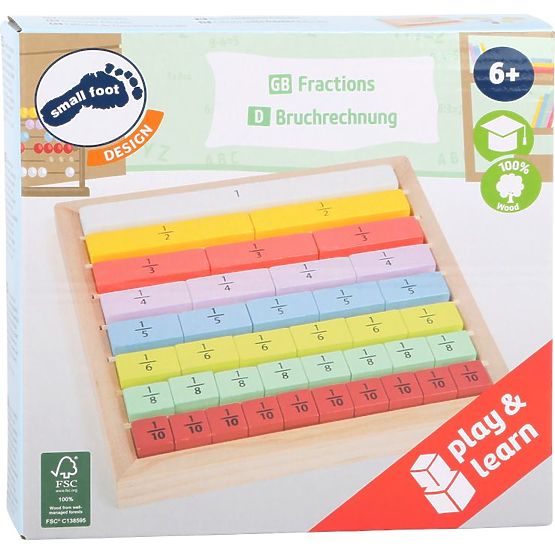 Puzzle educativo per imparare le frazioni