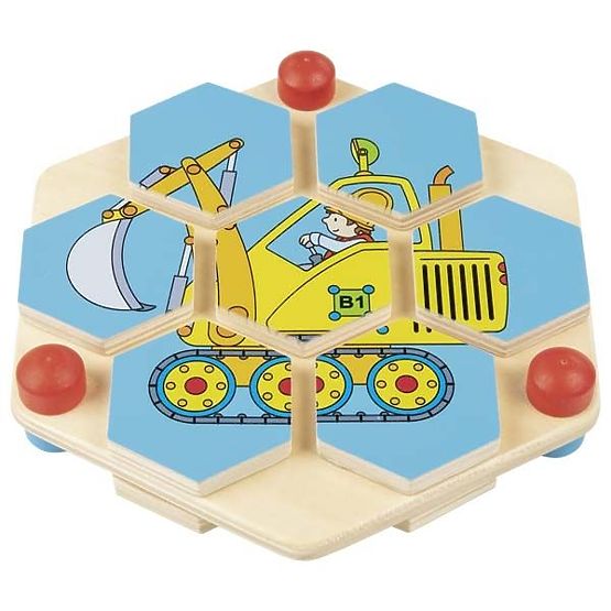 Puzzle esagonale Goki veicoli
