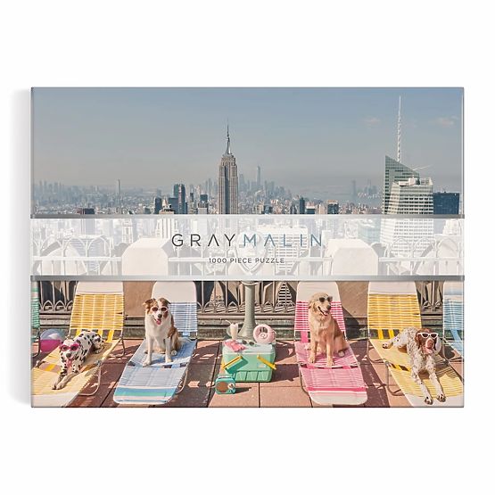 Puzzle Galison Cani a New York Gray Malin 1000 pezzi