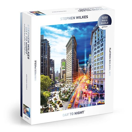 Puzzle Galison Flatiron Day to Night™ Stephen Wilkes 1000 pezzi