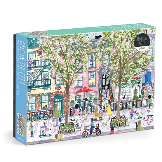 Puzzle Galison Gatti in città Michael Storrings 1000 pezzi