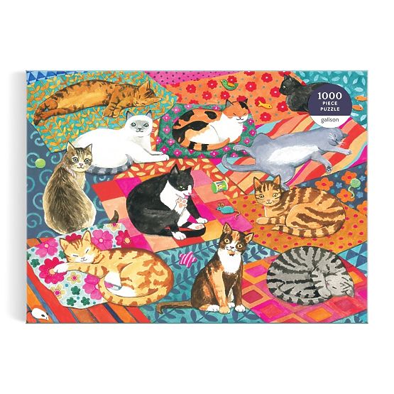 Puzzle Galison Gatti Pigri 1000 Pezzi