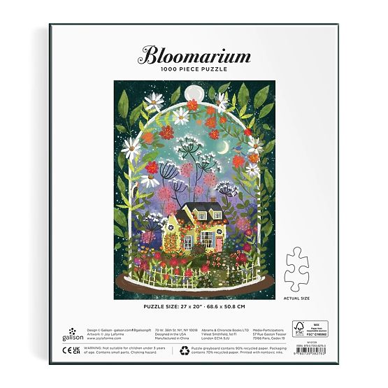 Puzzle Galison Giardino Fiorito Joy Laforme 1000 pezzi
