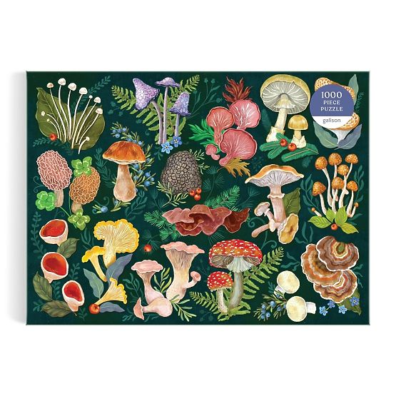 Puzzle Galison Mondo dei Funghi 1000 Pezzi