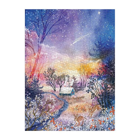 Puzzle Galison Paesaggio Innevato Magico 1000 Pezzi