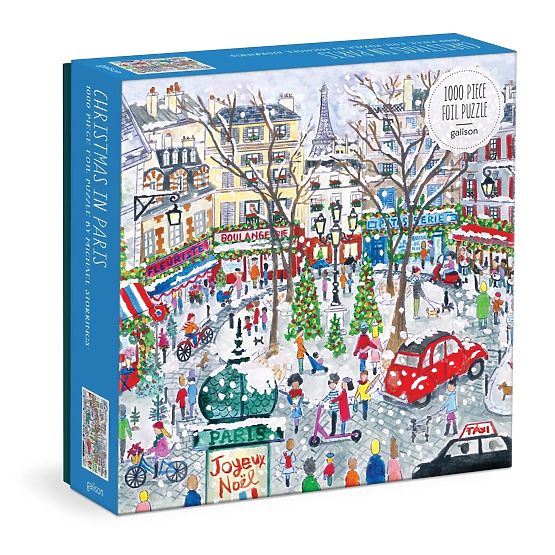 Puzzle in lamina di Michael Storrings Natale a Parigi 1000 pezzi