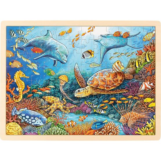 Puzzle in legno - Barriera Corallina