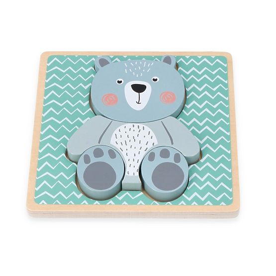 Puzzle in legno con orsetto