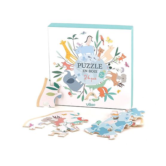 Puzzle in legno - Mondo