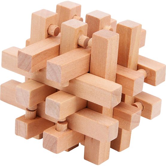 Puzzle in legno Small Foot set 4 pz