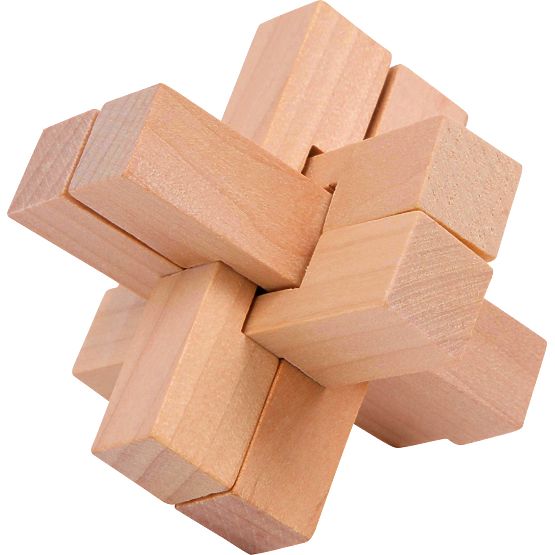 Puzzle in legno Small Foot set 4 pz