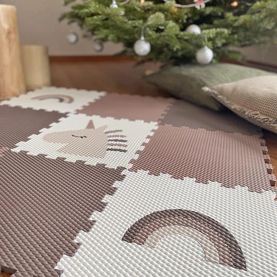 Puzzle in schiuma 9 pezzi - unicorno e arcobaleno