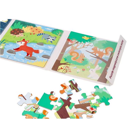 Puzzle magnetico Animali del bosco