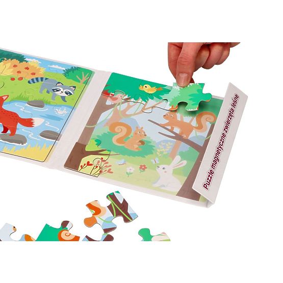 Puzzle magnetico Animali del bosco