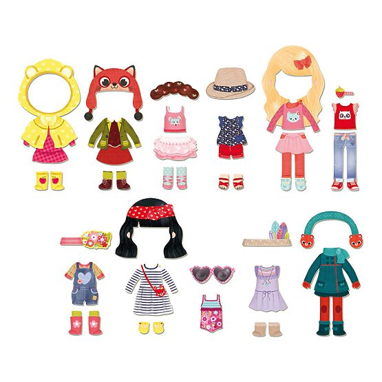 Puzzle magnetico da vestire di Vilac Chloe
