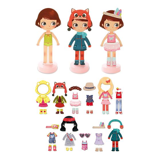 Puzzle magnetico da vestire di Vilac Chloe