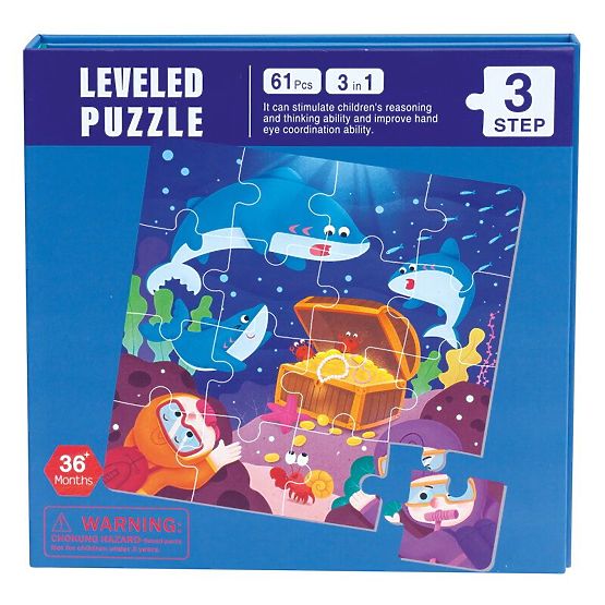 Puzzle Magnetico Libro Mondo Sottomarino
