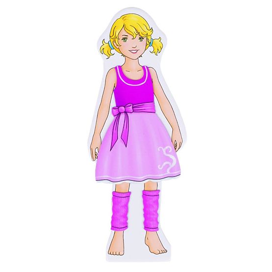 Puzzle magnetico: vesti la bambola