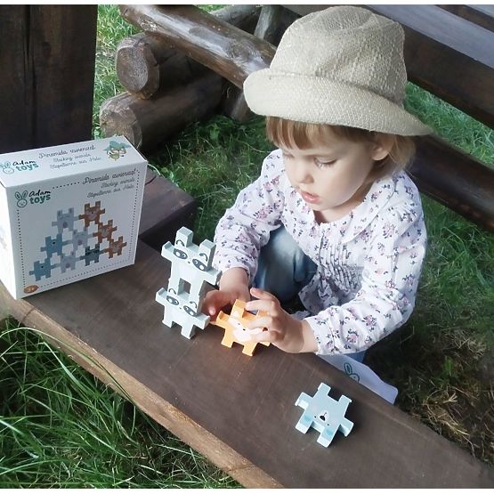 Puzzle piramide di animali