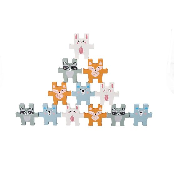 Puzzle piramide di animali