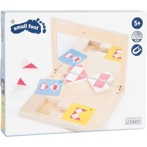 Puzzle simmetrico con specchio