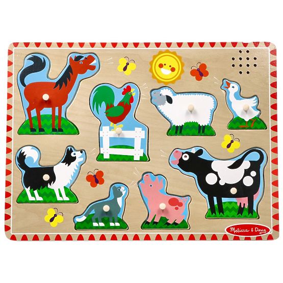Puzzle sonoro - Animali della fattoria
