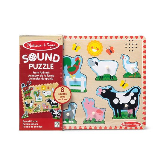 Puzzle sonoro - Animali della fattoria