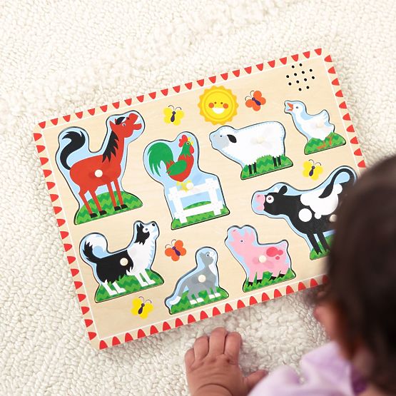 Puzzle sonoro - Animali della fattoria