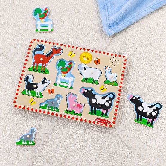 Puzzle sonoro - Animali della fattoria