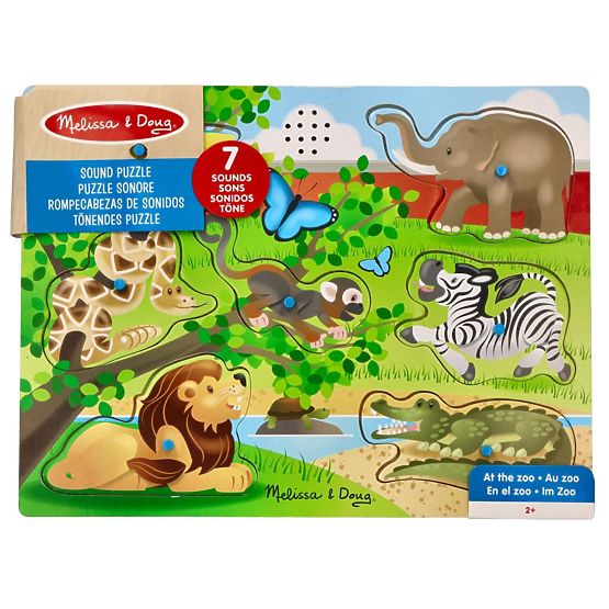 Puzzle sonoro Animali dello Zoo