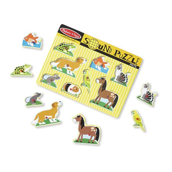 Puzzle sonoro - Animali domestici