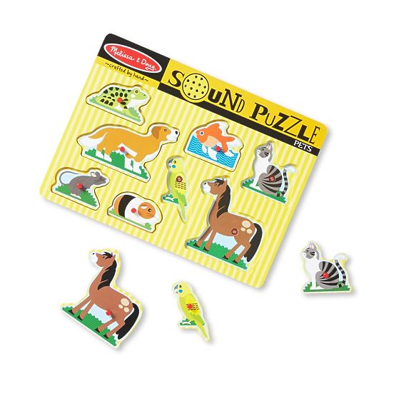 Puzzle sonoro - Animali domestici