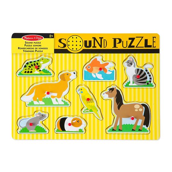 Puzzle sonoro - Animali domestici
