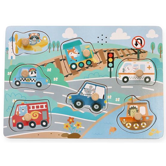 Puzzle sonoro Veicoli