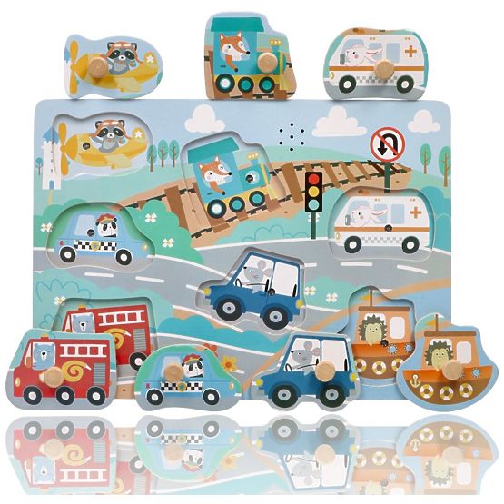 Puzzle sonoro Veicoli