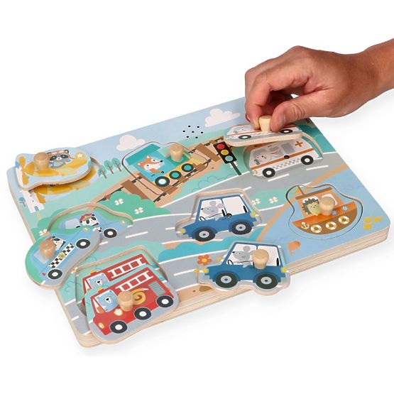 Puzzle sonoro Veicoli