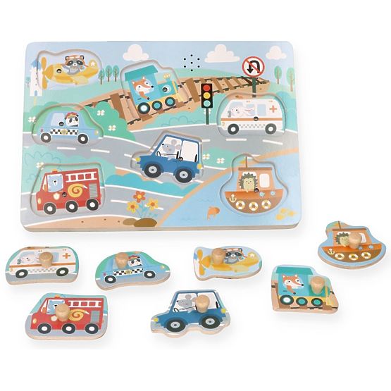 Puzzle sonoro Veicoli